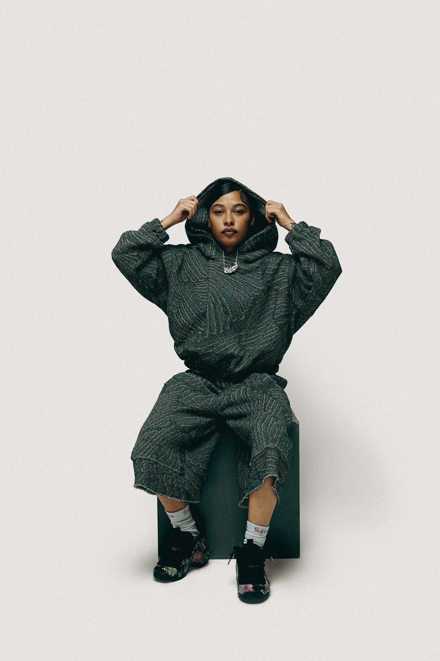 Double-Hood Utility Hoodie